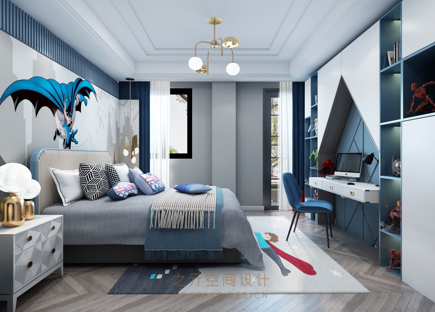 亓作 | 用一首现代诗歌礼赞生活 500㎡现代风格墅居                     -5