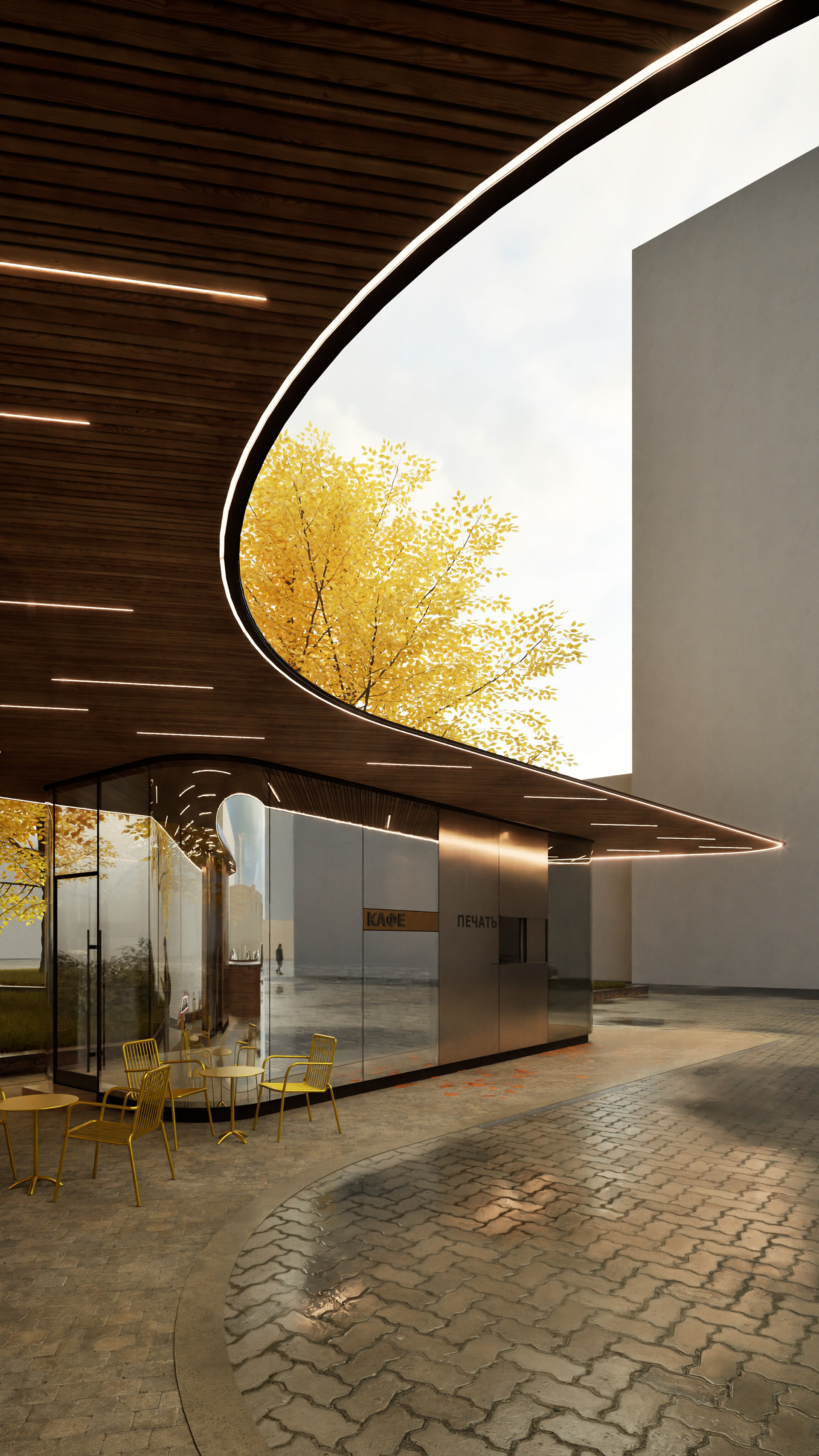 莫斯科公共 pavilion 建筑概念设计-9