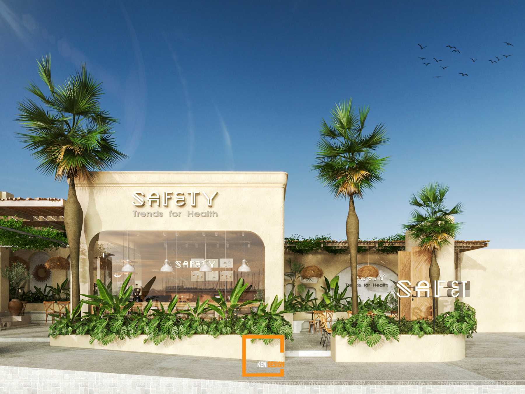 Safety咖啡馆设计丨越南胡志明市丨KenDesign-16