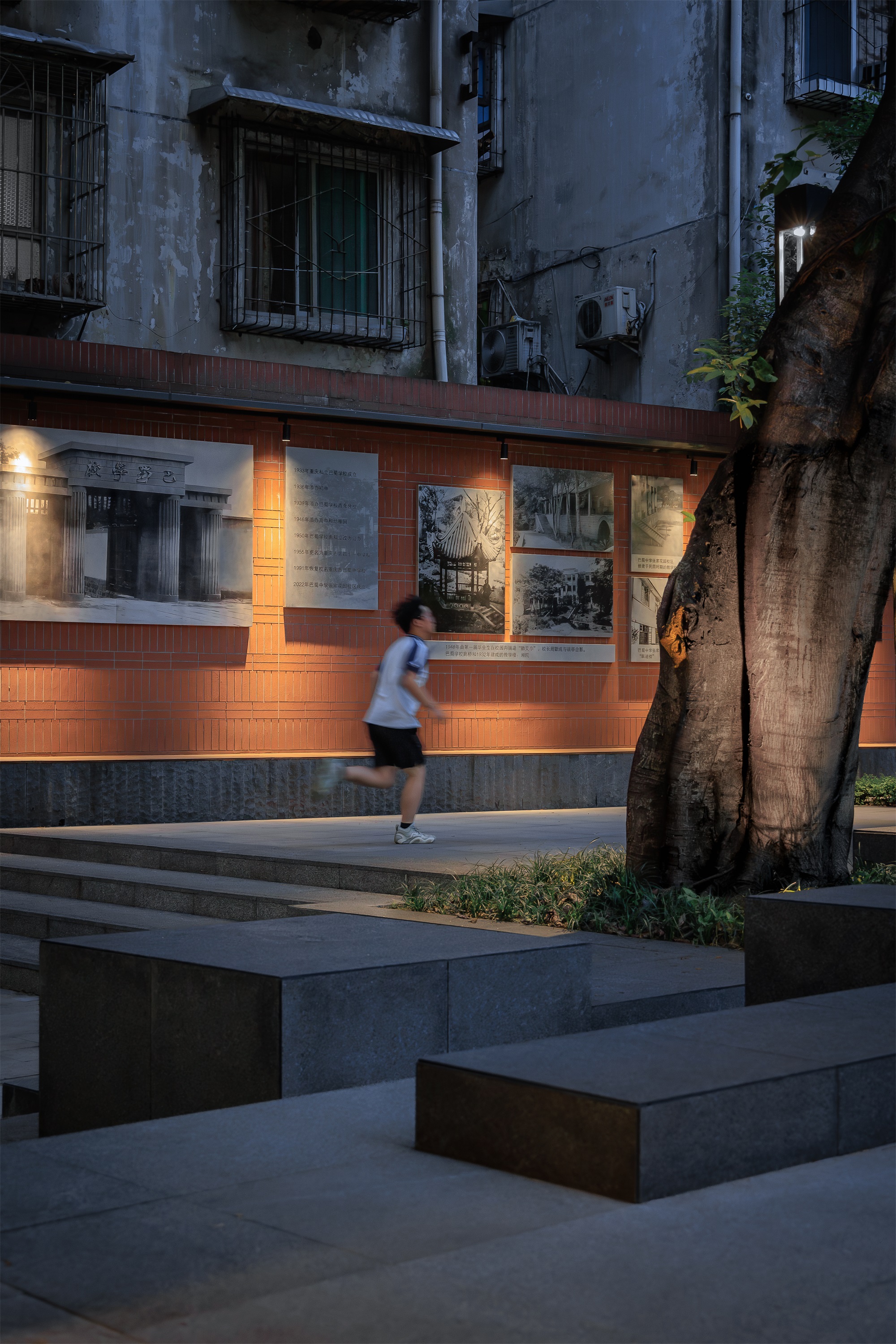 巴蜀中学张家花园校区景观改造丨中国重庆丨AF.d  奥凡设计（景观）,重庆市设计院城市建筑一院（建筑）-34