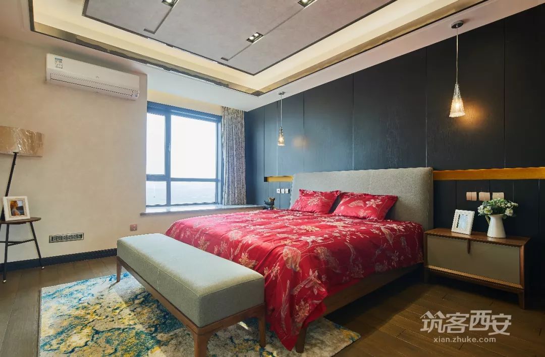 黑白灰的现代简中婚房，温馨与品味的完美融合-62