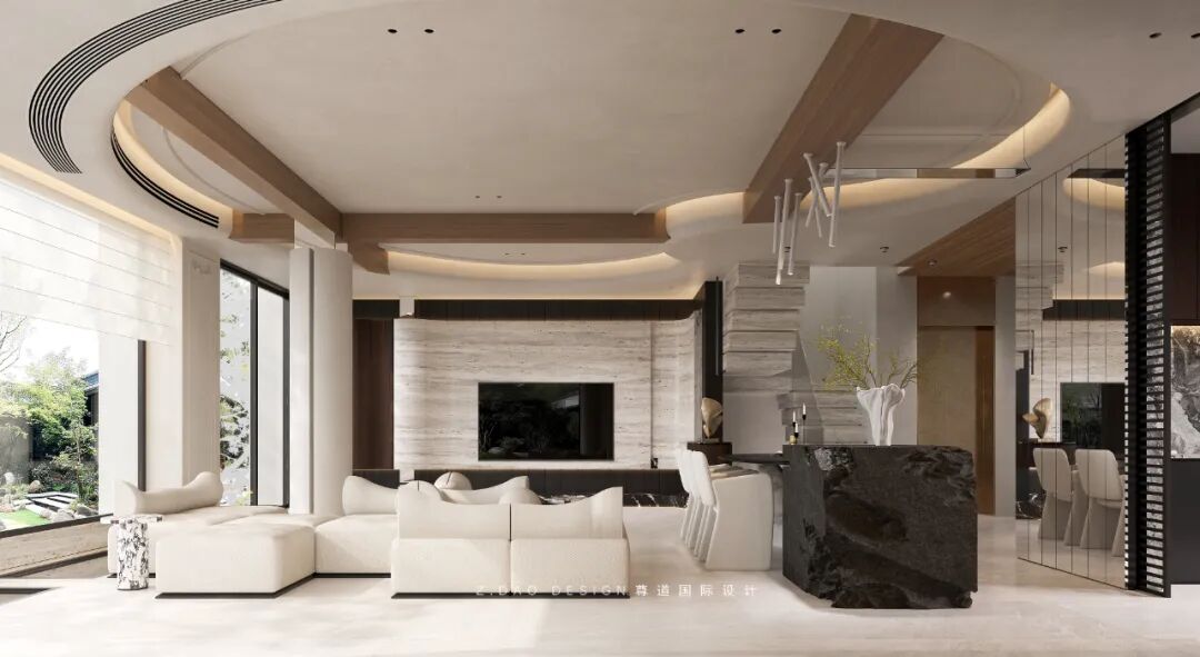 尊道新作|合肥『丽丰璞羽山』500㎡自然主义别墅，让家如有机生命般生长。-189