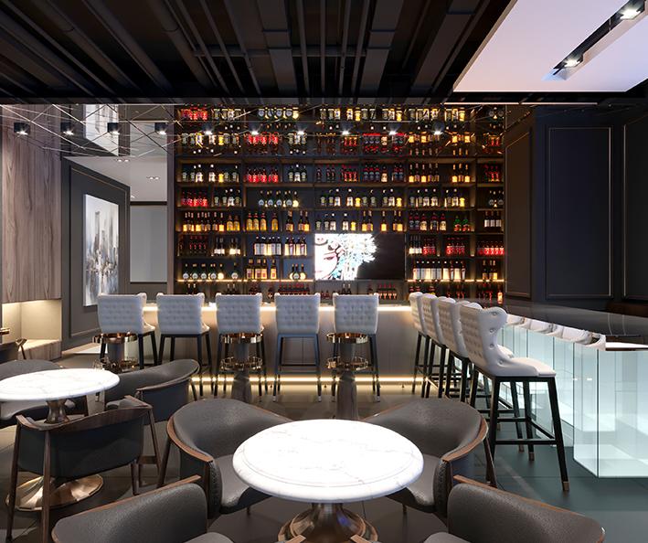 
BJSK设计 | 雅格兰酒店— 逢·酒廊 -5