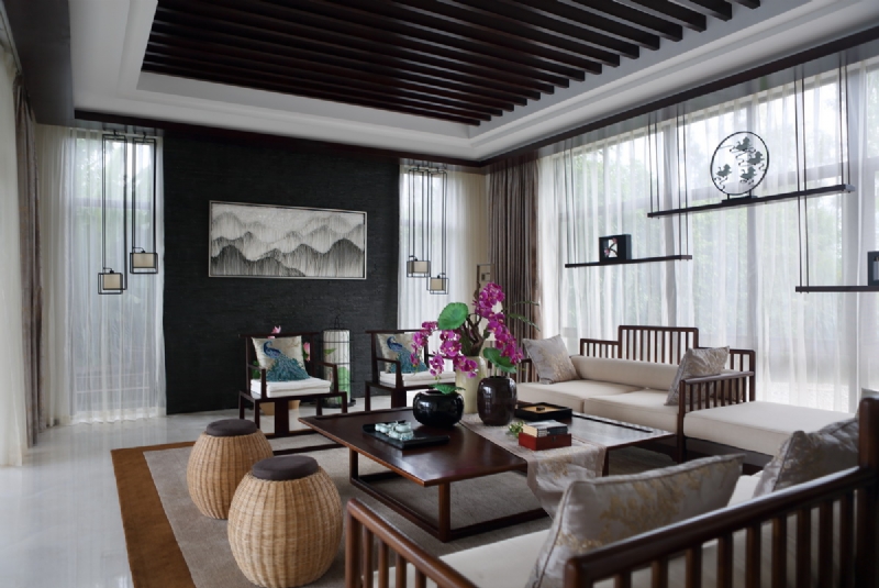 墨客设计  海南诺德·丽湖半岛一期B1别墅  新东方禅宗-10