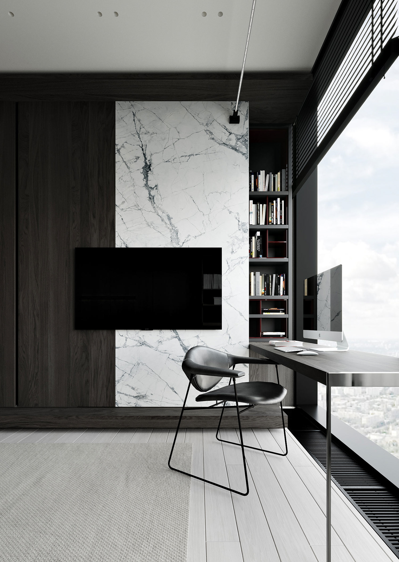 110平 现代简约 空间设计！-26