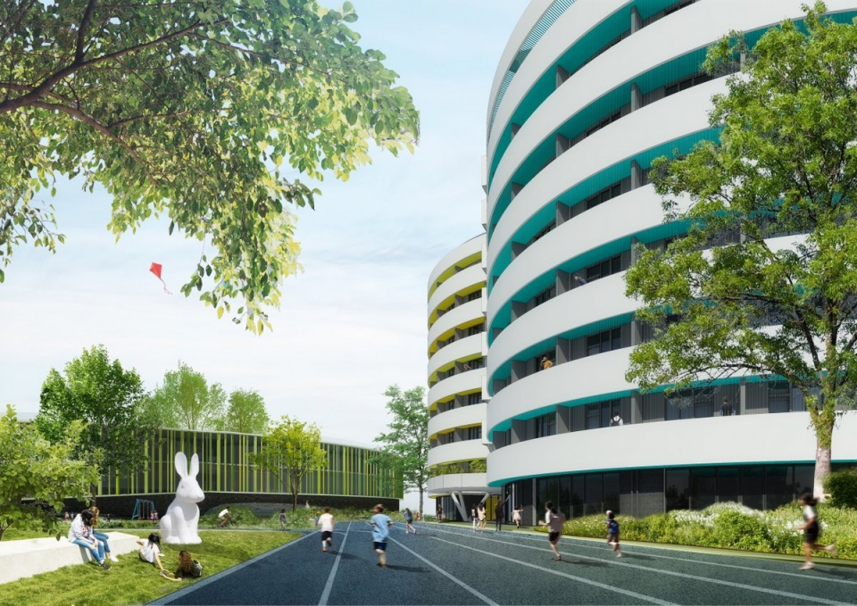 青浦平和双语学校 · 创新教育建筑的有机聚落-22