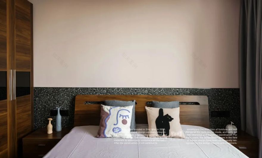 上海 102 平北欧风之家,粉色++ 白色++ 黑色大胆用色,储物空间超强-74