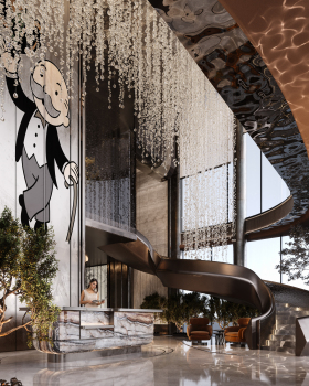 滨水塔楼主大堂丨Egypt丨Merna Elmakaki