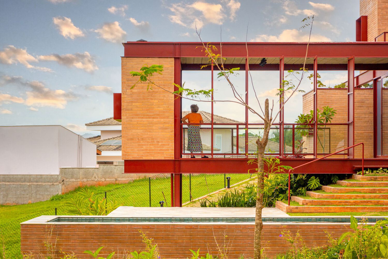 巴西 Itatiba House 现代别墅设计丨24 7 Arquitetura-31