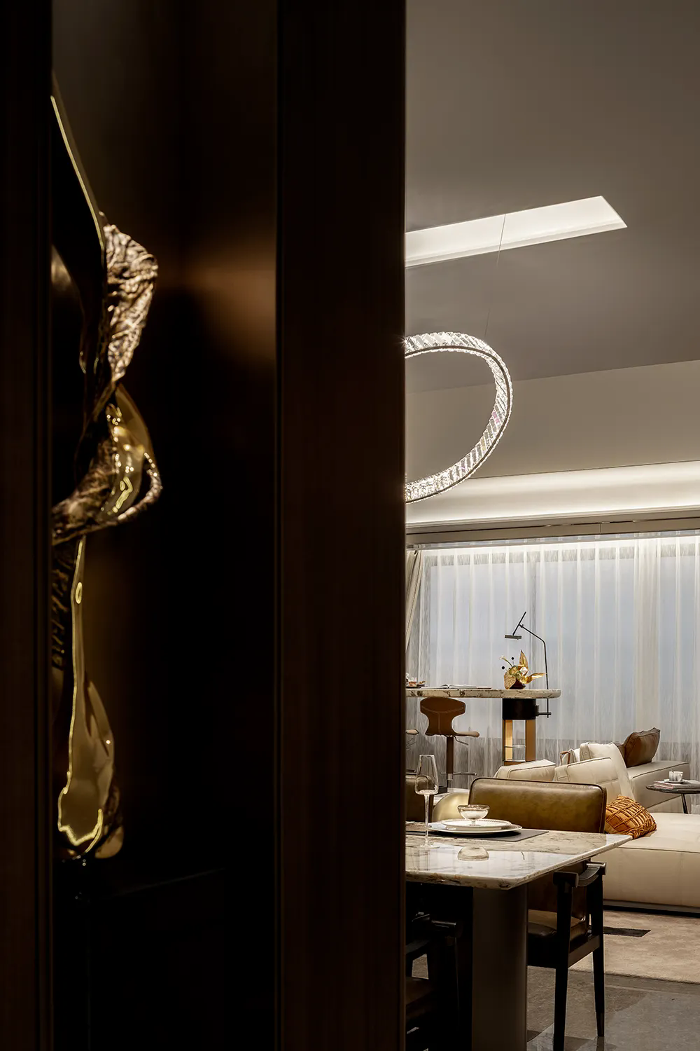 上海220㎡轻奢豪宅，一看就不是普通人家！-6