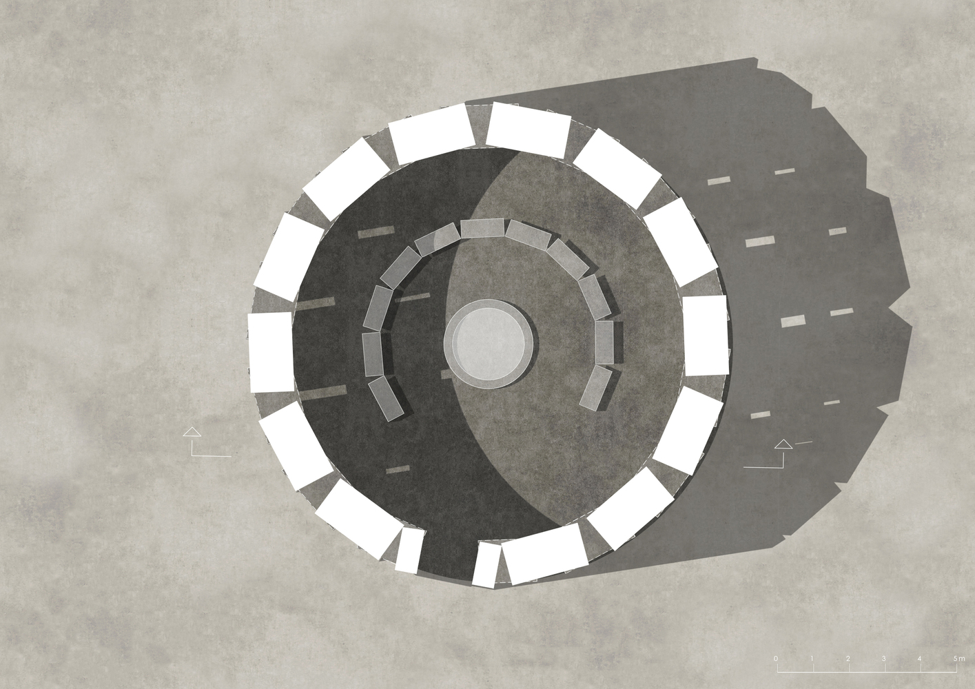 德国村庄自给自足能源的临时性庆典馆-11