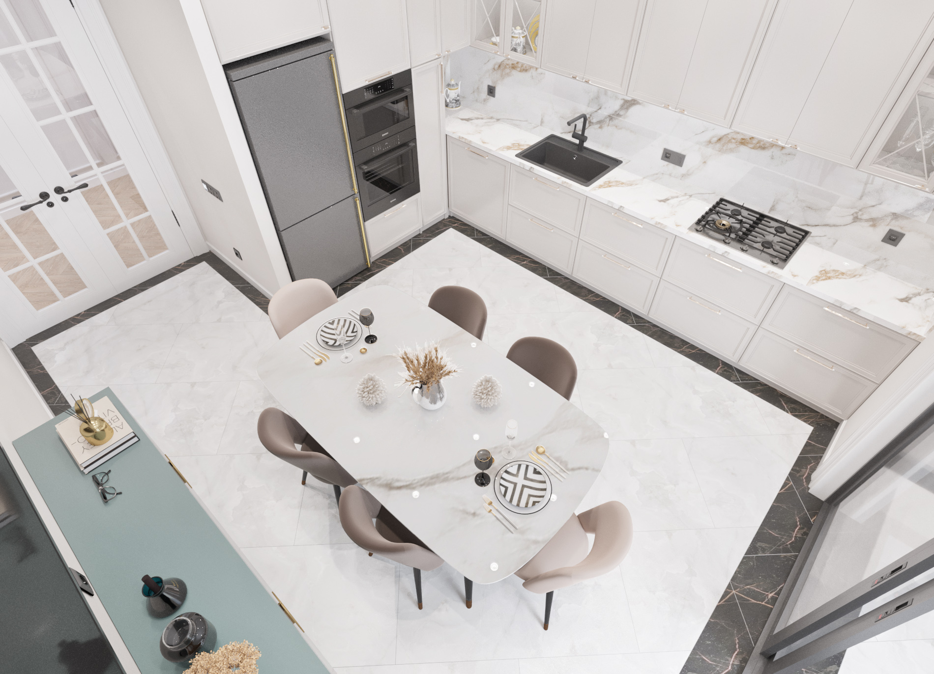 Design project of an apartment 150m2 SEOUL RIVERSIDE.-9