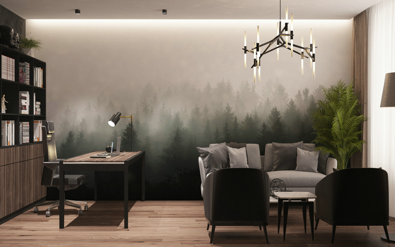 乌克兰 88㎡奥博隆公寓，现代简约设计-2