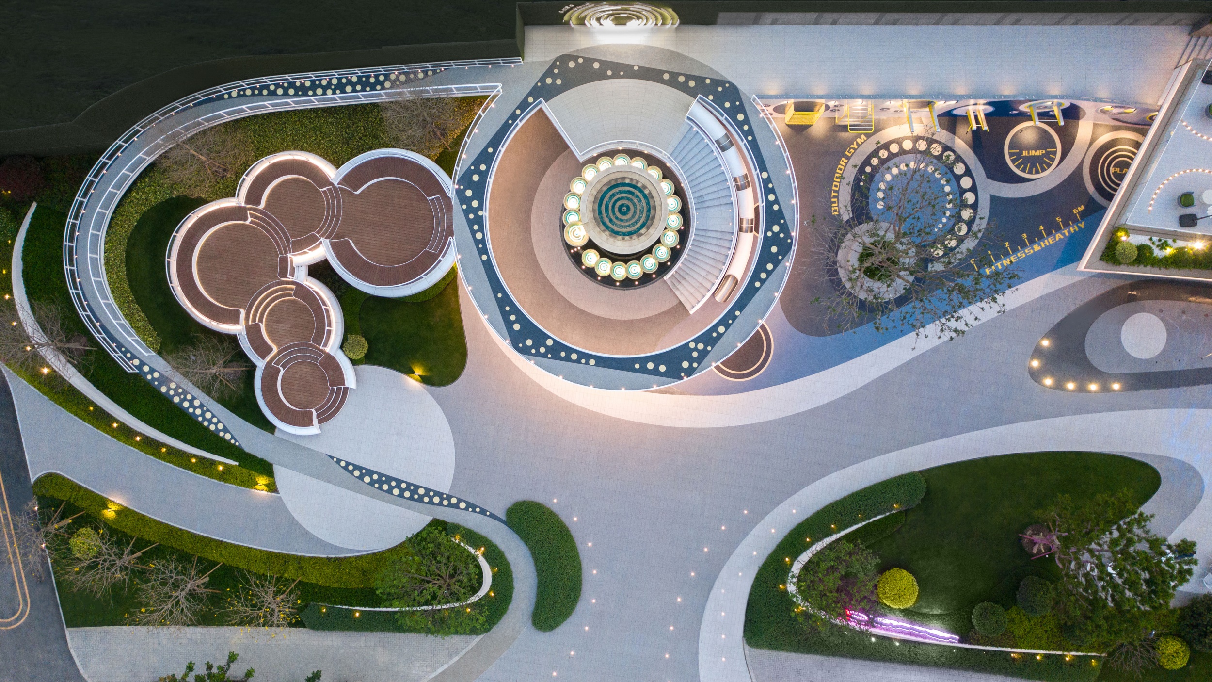 榕耀之城 TOD 社区公园 | 圆形与缘分的邂逅-40