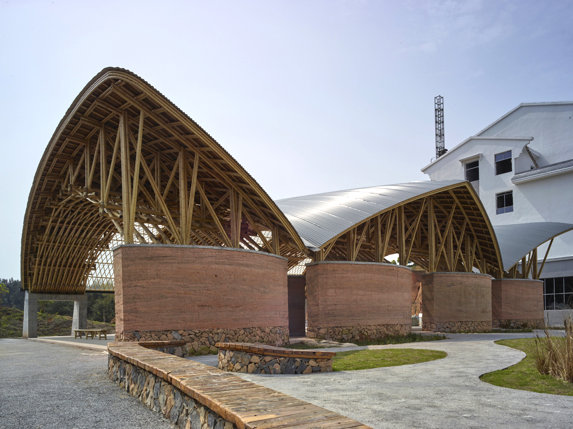 竹管垅茶青市场：编竹成拱，集废为用 / 清华大学建筑设计研究院-2