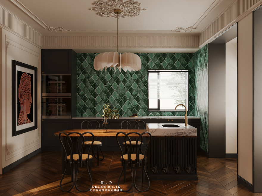 146㎡慵懒法式复古风设计丨中国北京丨红品空间原创设计-19