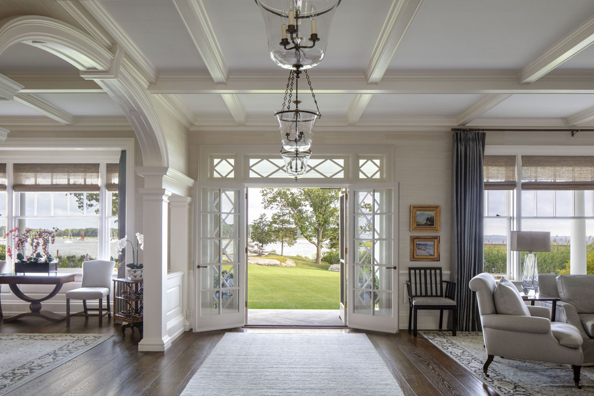 Transitional Beach Style House with New England Charm-12