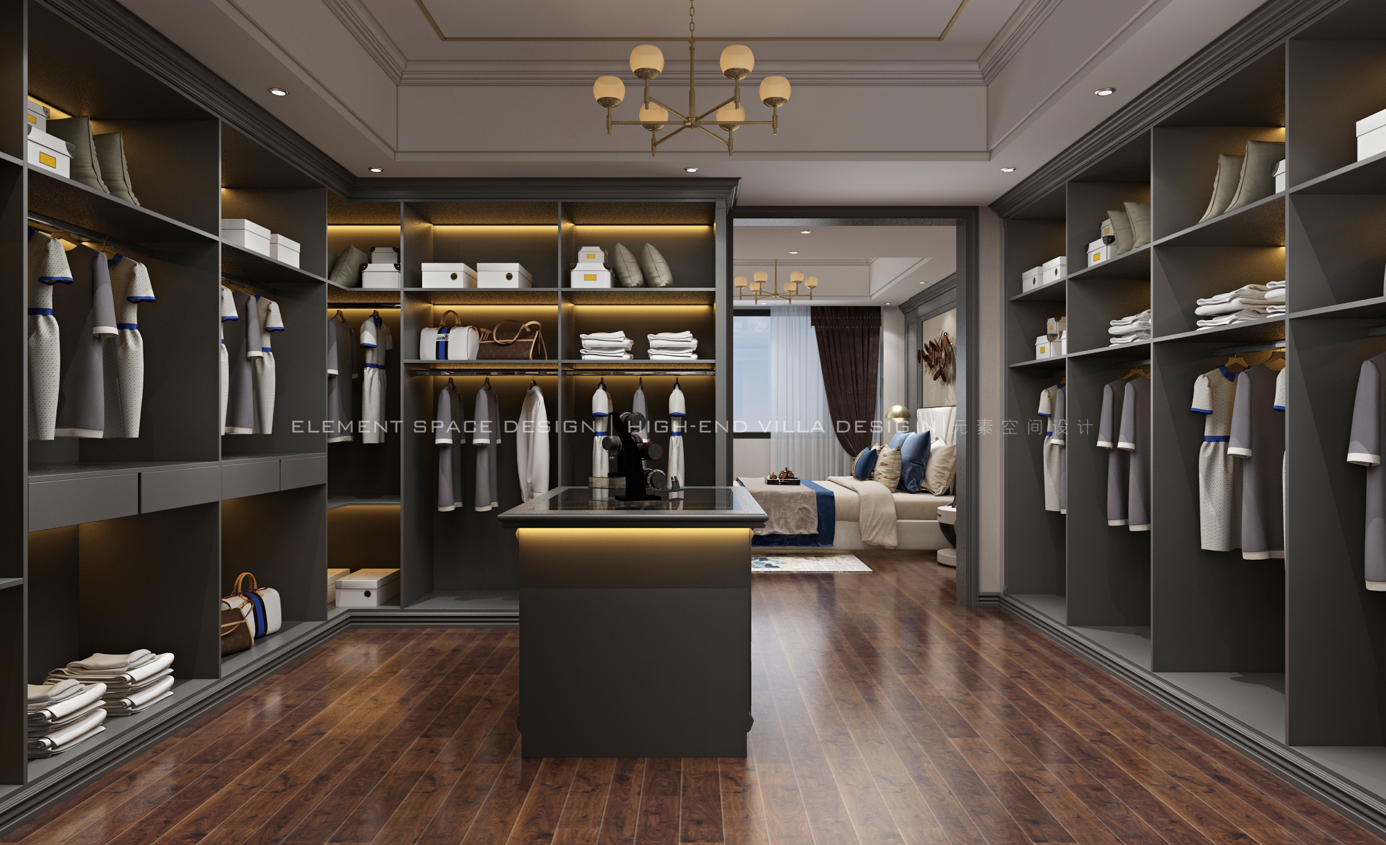 2021 美式风格全案设计-- 元素视觉 | 打造幸福美满家居空间-16