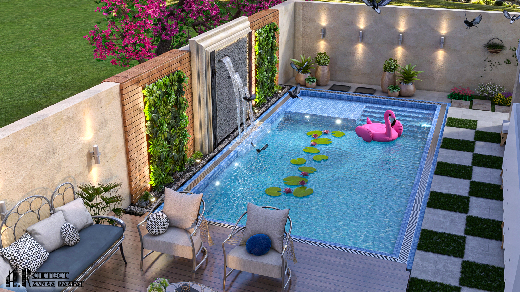 VILLA LANDSCAPE AT HYDE PARK, NEW CAIRO-7