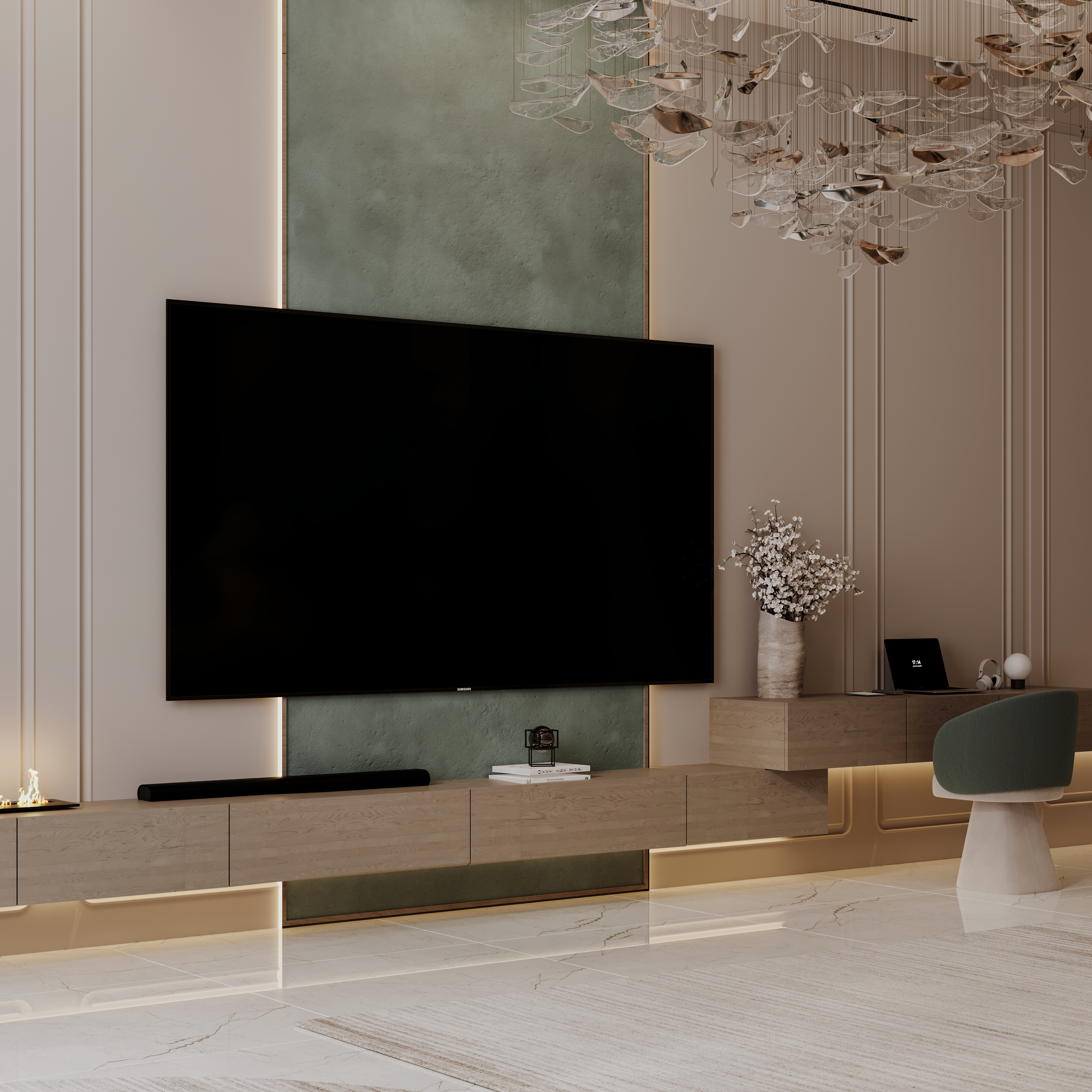 Master Bedroom Design Located In Dubai-7