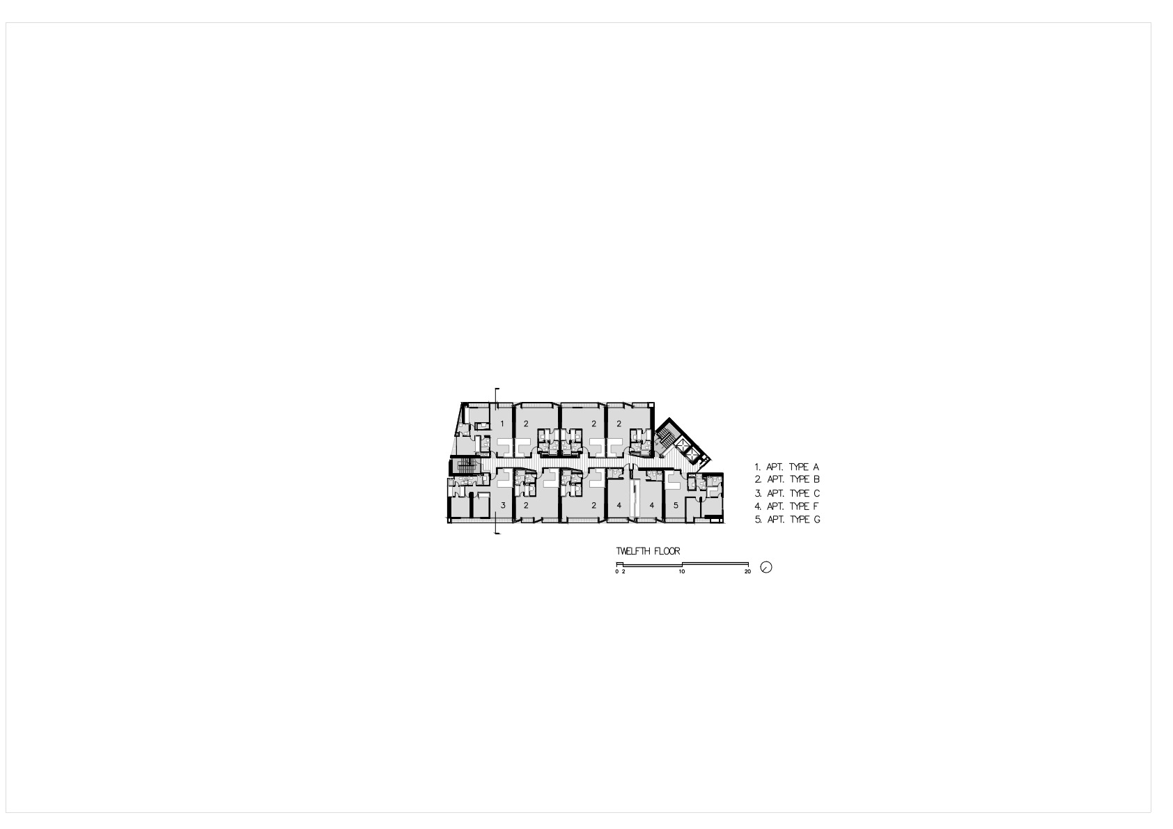 多户型住宅平衡 1 号塔楼 | 模块化设计中的多样性和紧凑性-19