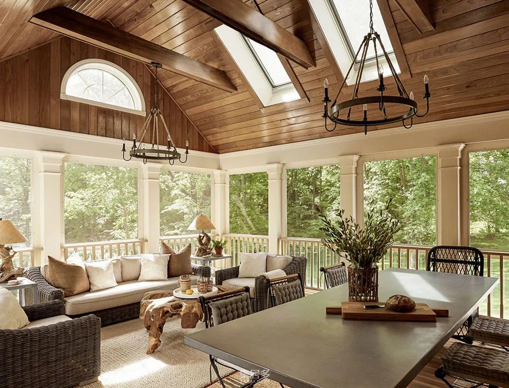 马萨诸塞州殖民风格别墅室内设计丨意大利马萨丨Studio Becca Interiors-0