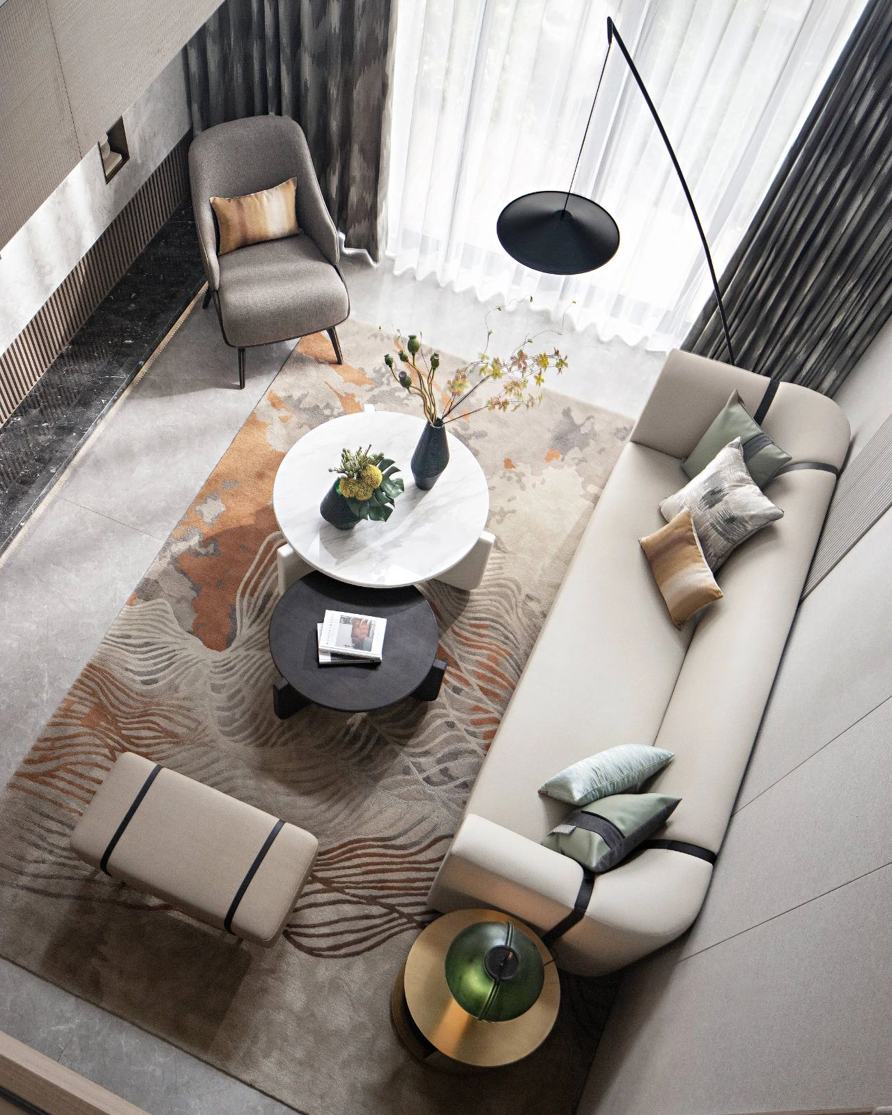 合肥公园万象叠墅样板房丨中国合肥丨上海几朵空间设计有限公司-25