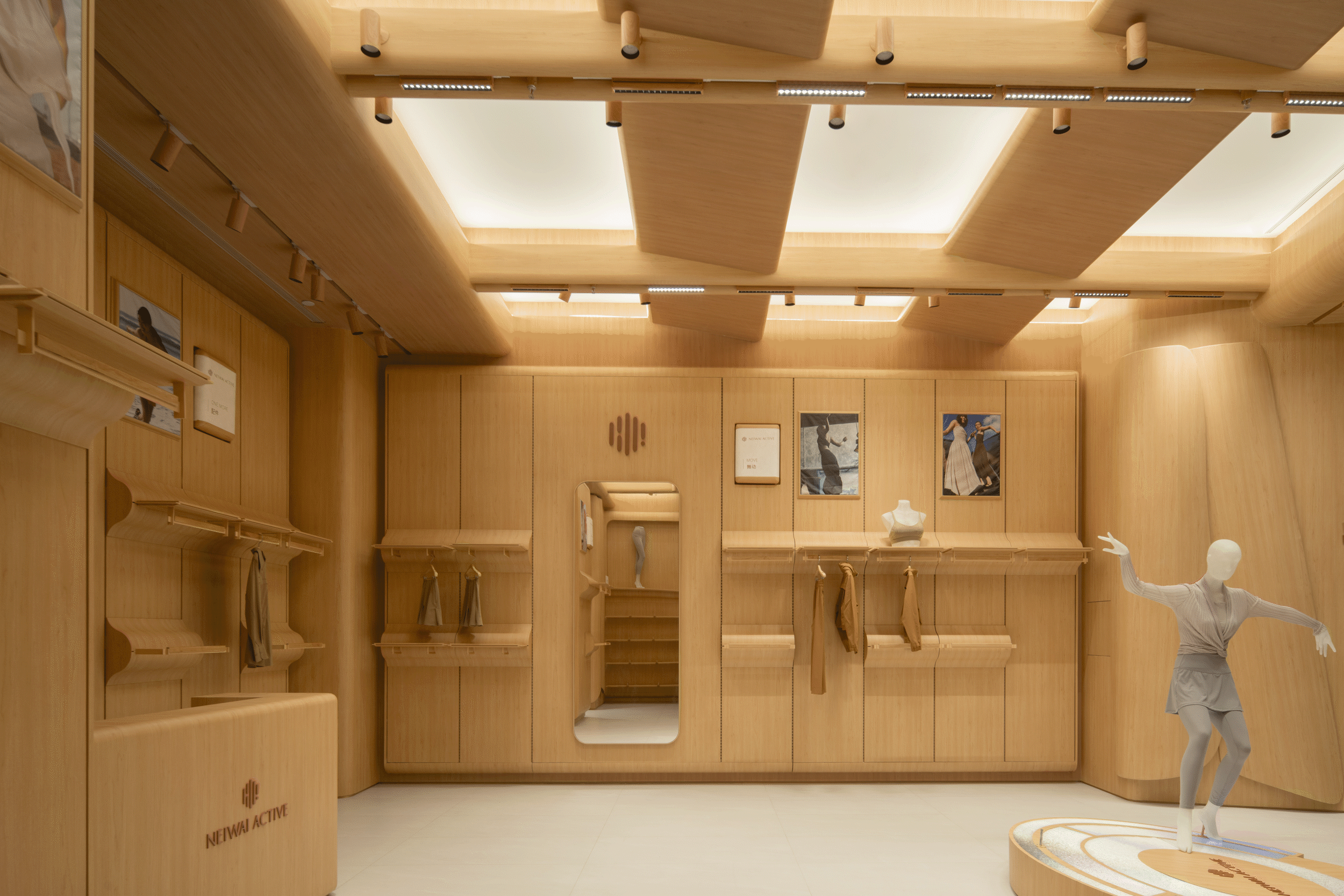NEIWAI ACTIVE 太古里成都和北京门店形象刷新设计丨中国北京丨Still Young-23