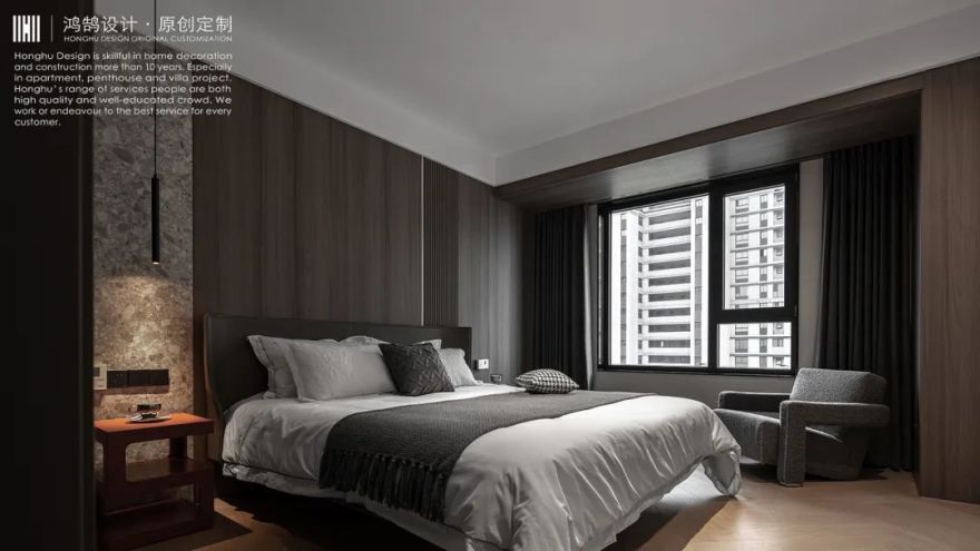 深色现代空间 · 天宁吾悦 140㎡的质感生活丨中国常州丨鸿鹄设计-30