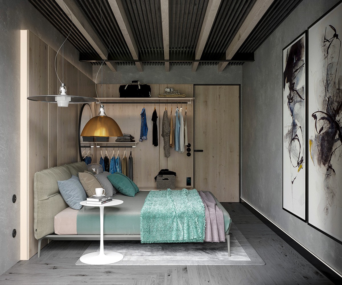 110平 简约工业风-13