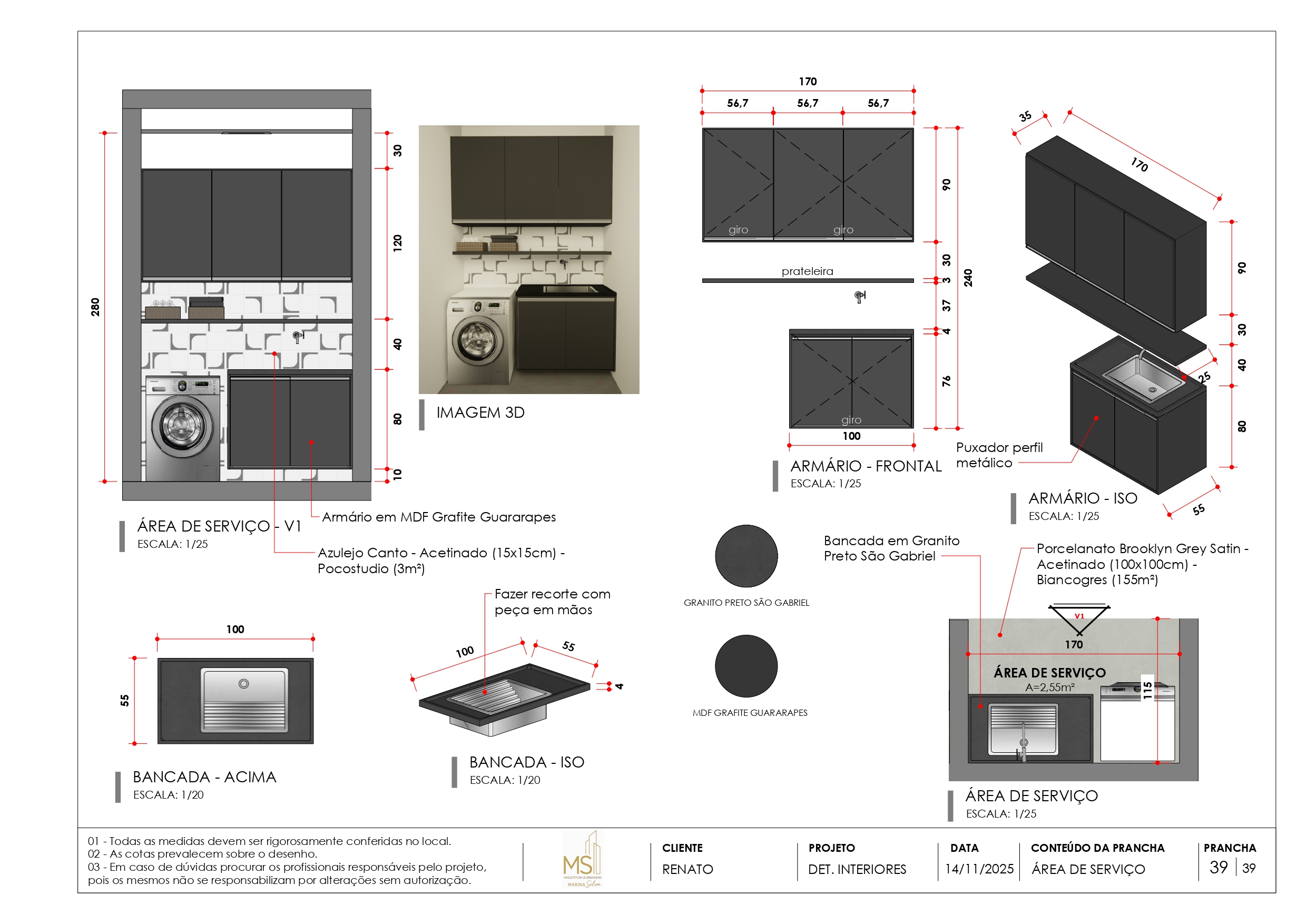 DETALHAMENTO DE INTERIORES CASA R-37