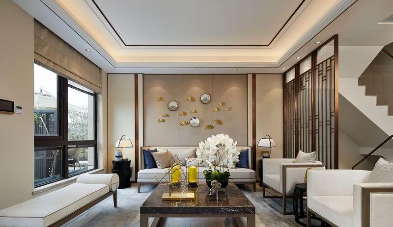 苏州路劲燕江澜现代中式样板间-2