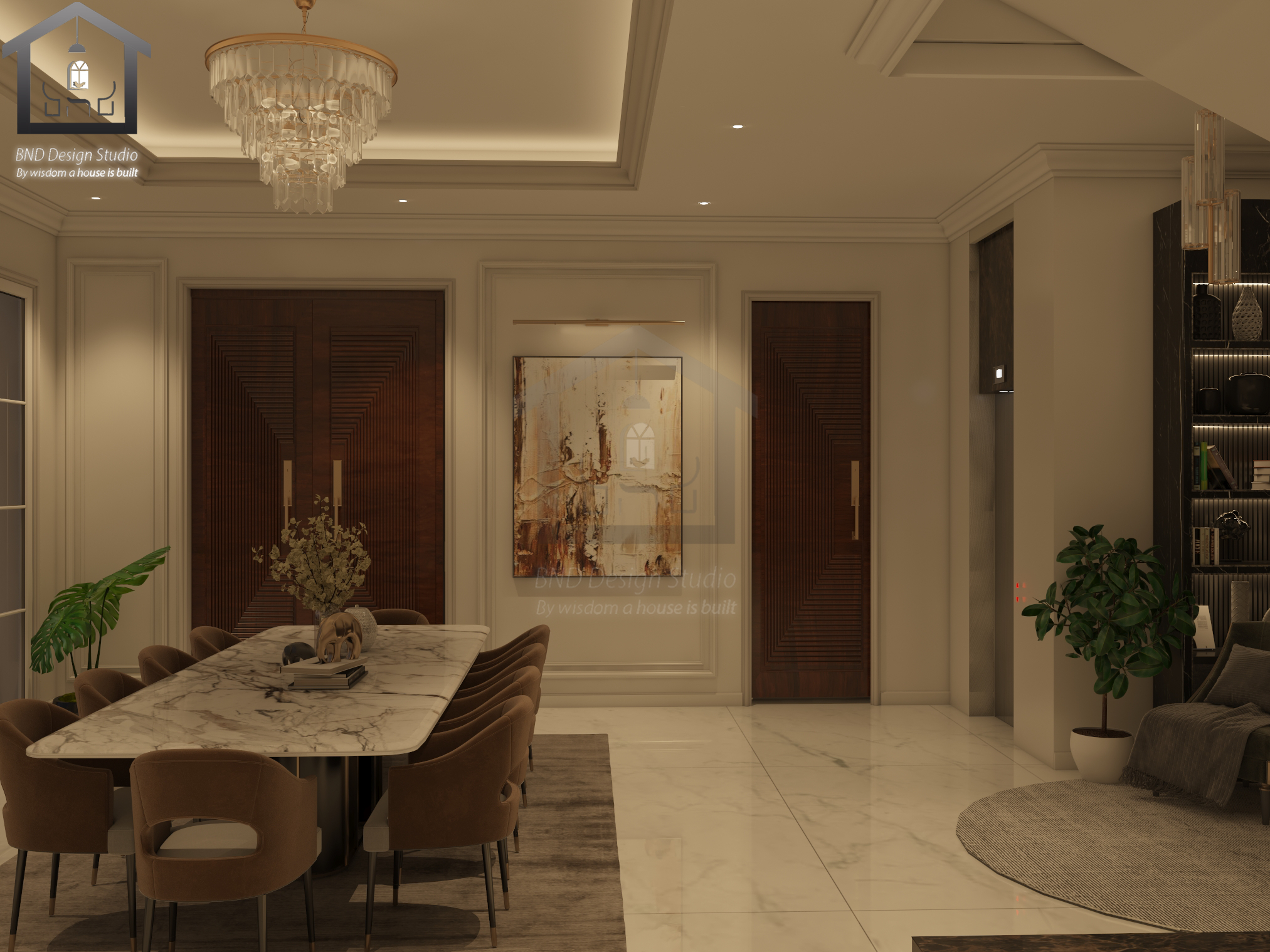 Interior Lighting design - Private Villa - KSA-21