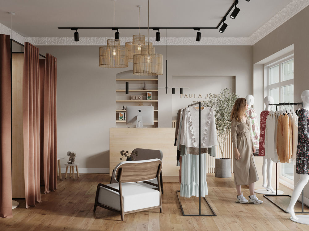 柏林孕妇时装品牌 Paula Janz Maternity 店铺设计丨德国柏林丨Ekaterina Malaya 和 Irina Borodina-3