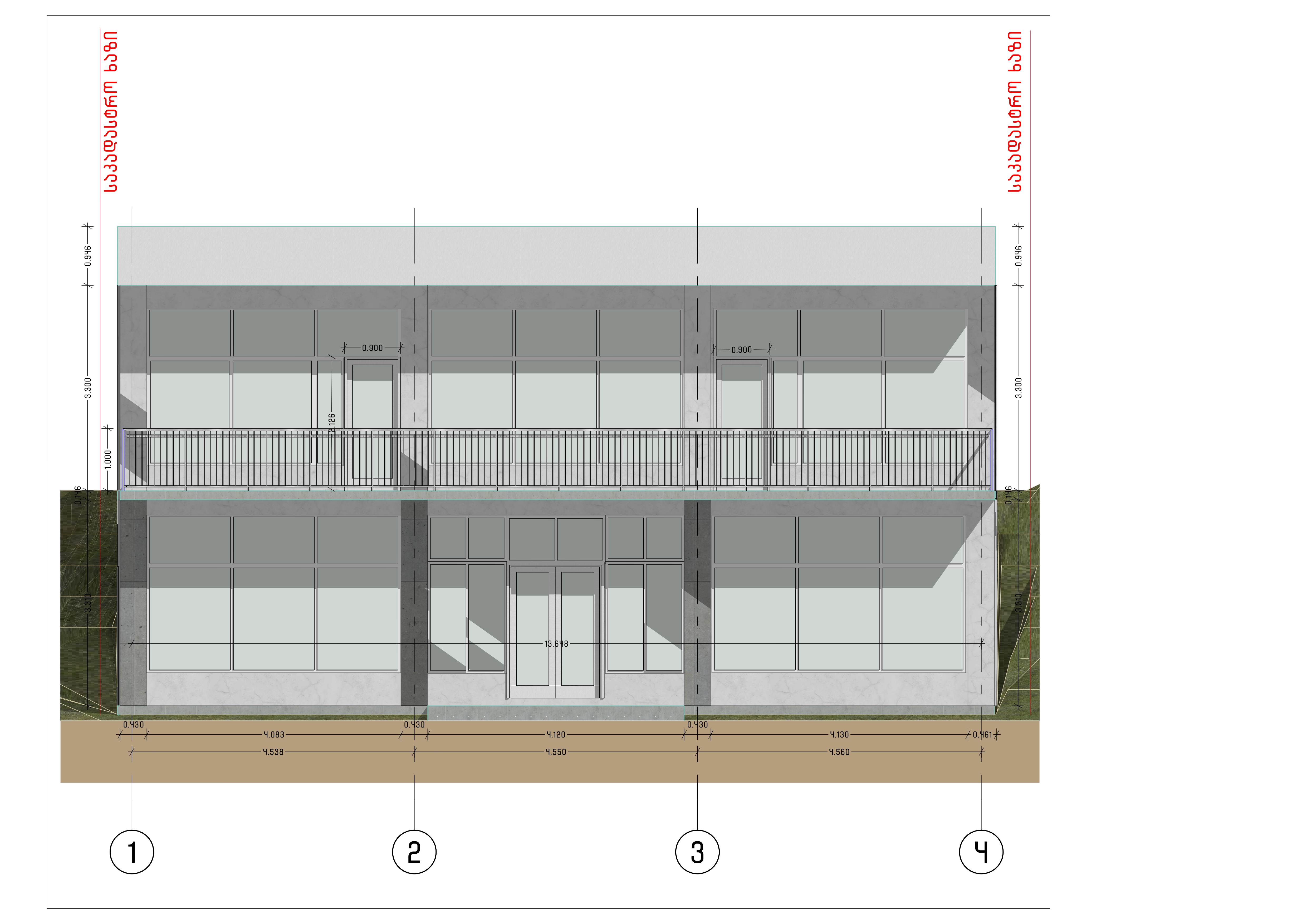 მარტვილი 2 სართულიანი-2