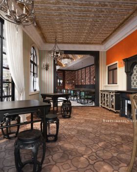 彩色玻璃镶嵌的弄堂暮色 商业空间设计丨YIBEI DESIGN SUZHOU