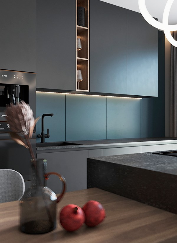 Studio | Buro2D 俄罗斯 黑色公寓-8