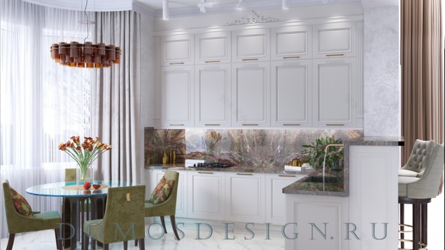 基辅公路600平私人住宅室内设计项目丨俄罗斯莫斯科丨DOMOS 莫斯科室内设计工作室-10