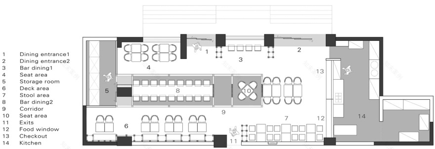湖北欢易小面餐厅设计 / 众舍空间设计-21