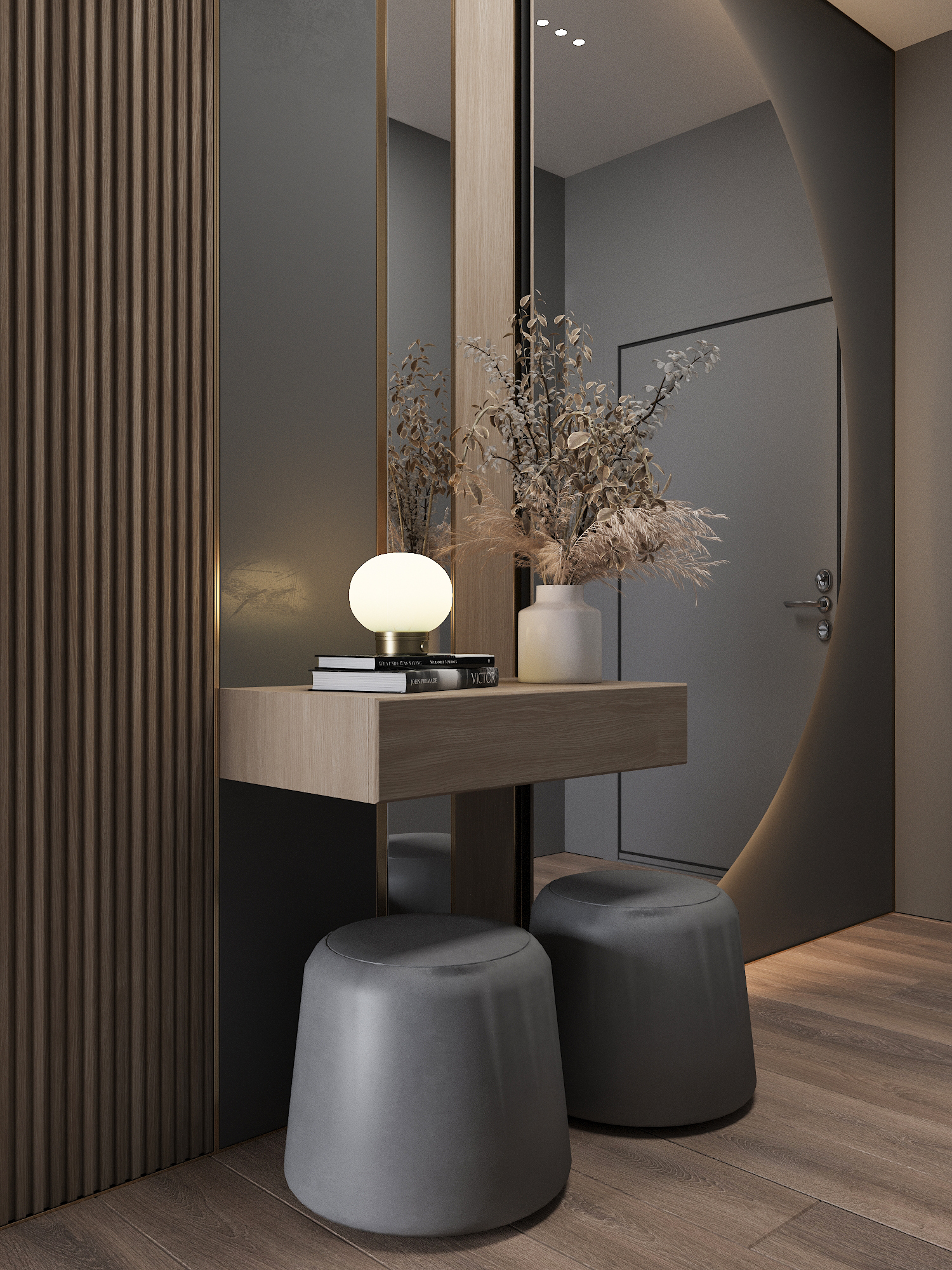 Gray Apartment Design-7