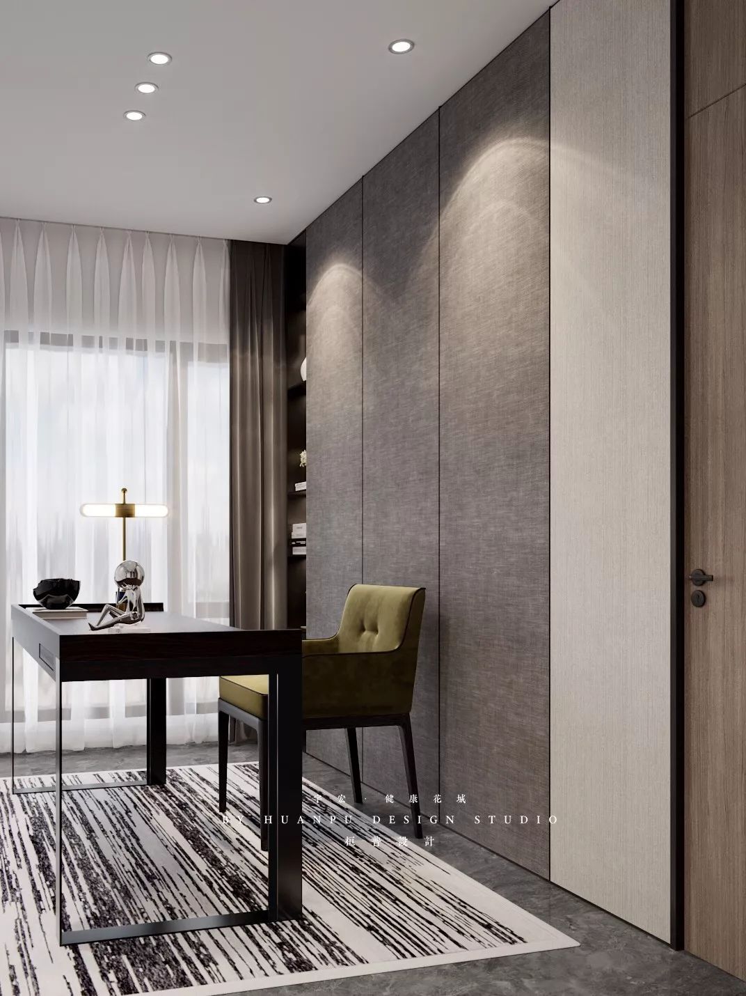 现代简约风,龙岗宇宏健康花城 150m²空间设计-89