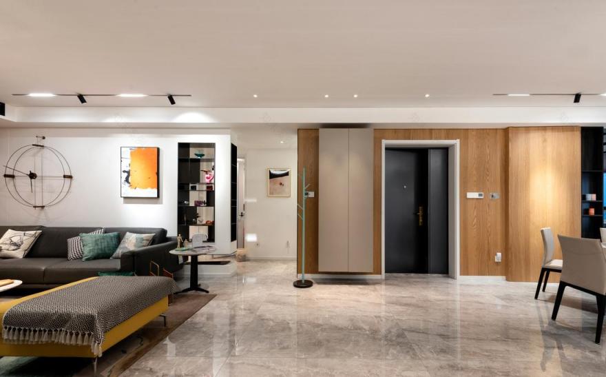 现代简约大平层,亲子共享空间设计-22