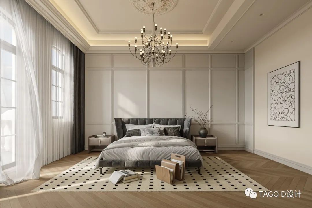 奶油法式浪漫 · 依山傍水别墅的精致设计丨浙江天工装饰工程有限公司-17