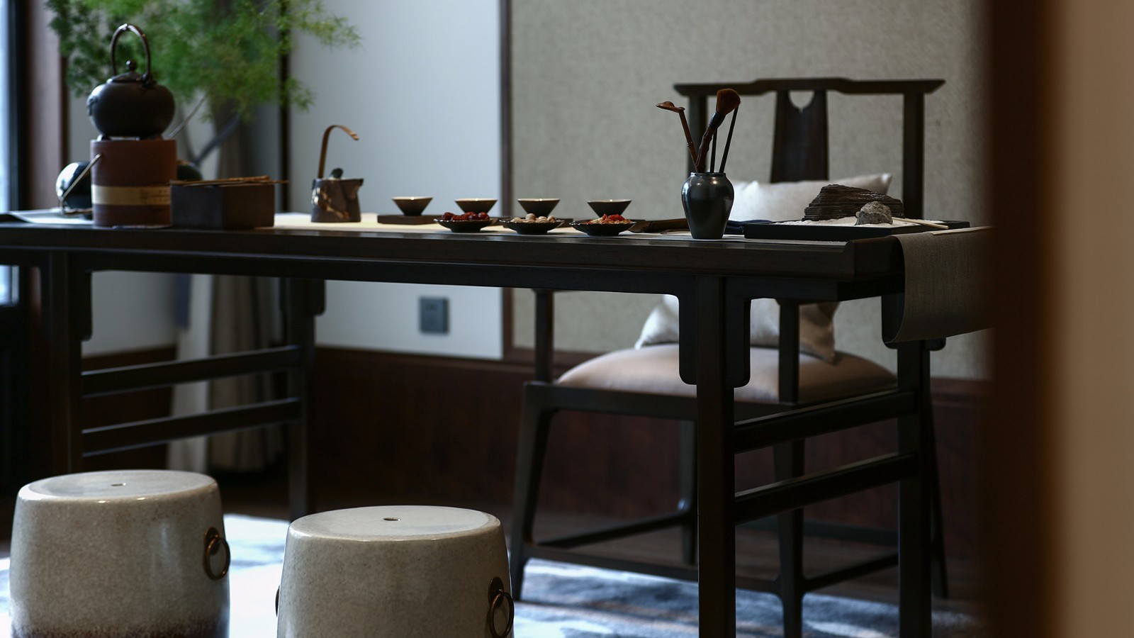 归真——浙江安吉天使小镇新中式样板间  易和极尚-27