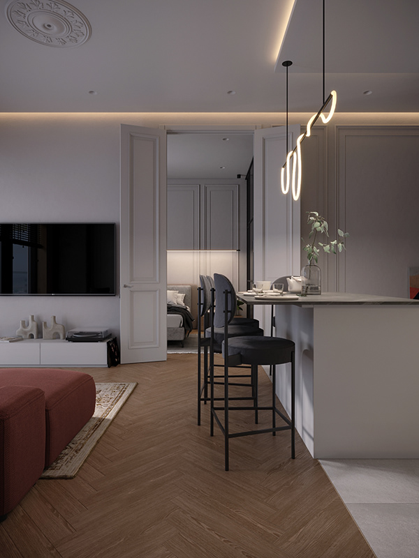 乌克兰基辅 小空间公寓设计-7