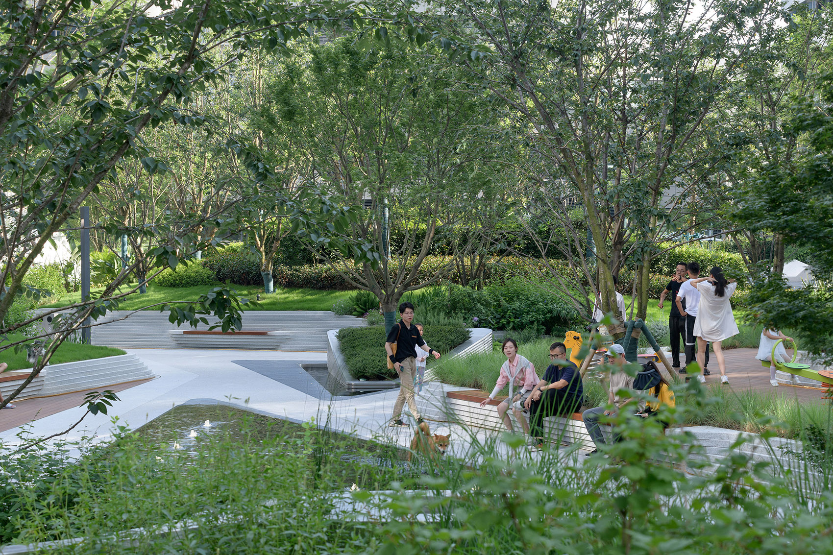 成都邻里峡谷景观丨中国成都丨大小景观-36