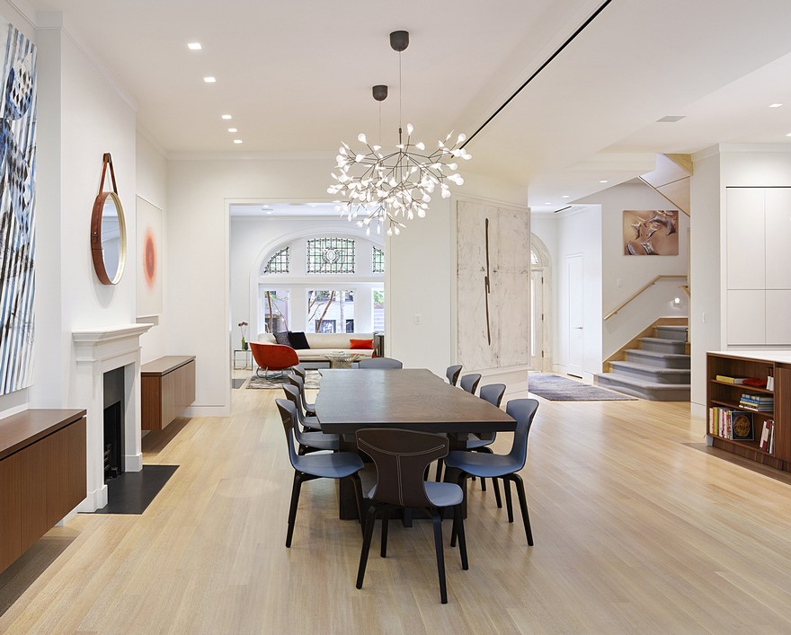 布鲁克林历史区 19 世纪联排别墅现代改造-16