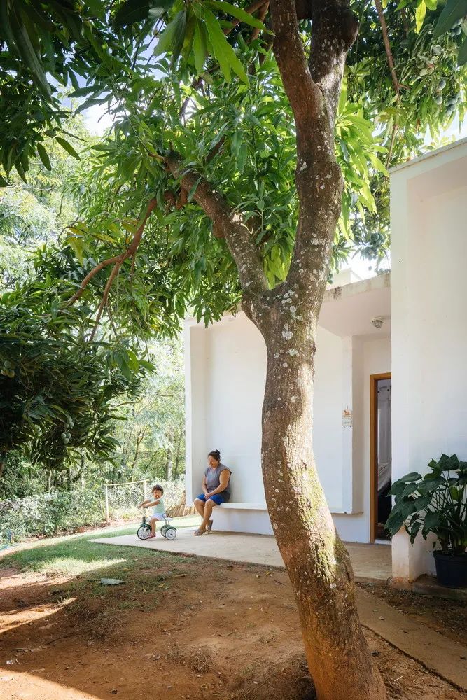 巴西乡村 60 秒住宅,模块化混凝土砌块设计-16