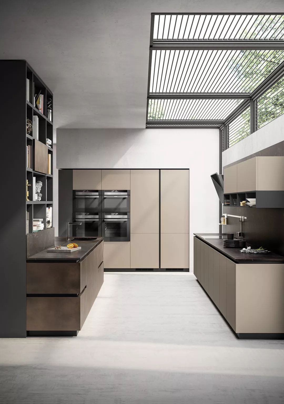 开放式厨房设计美学与实用兼具-38