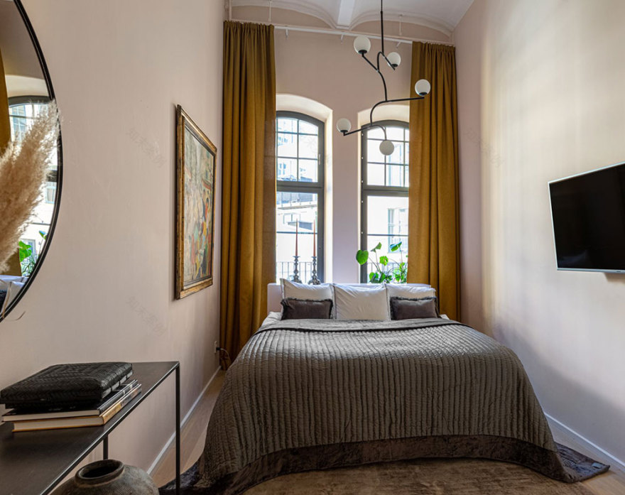 斯德哥尔摩昔日工业建筑改造的优雅阁楼-12